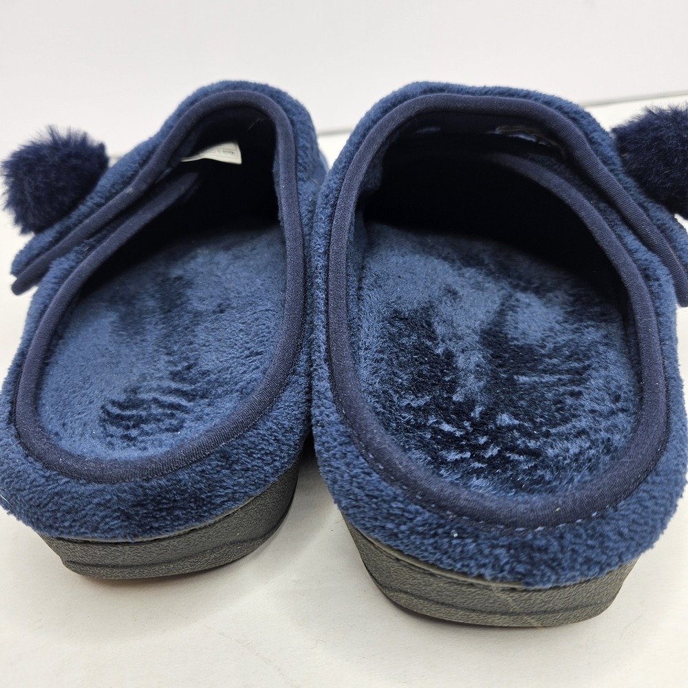 Vionic Emily Slippers Blue Size 7 Podiatrist Designed Heel To Toe 10.5" - Picture 4 of 12